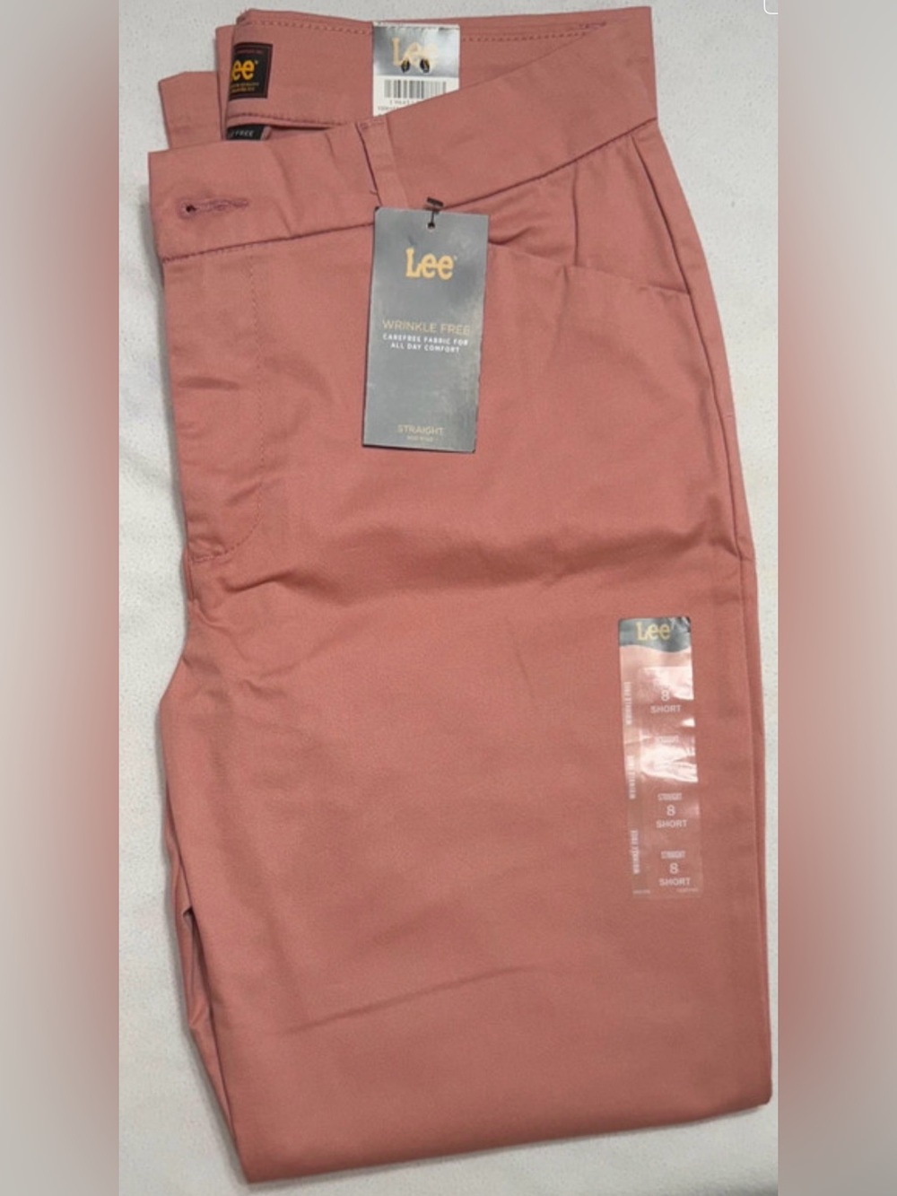 Lee Women’s Straight Fit Chinos in Dusty Rose